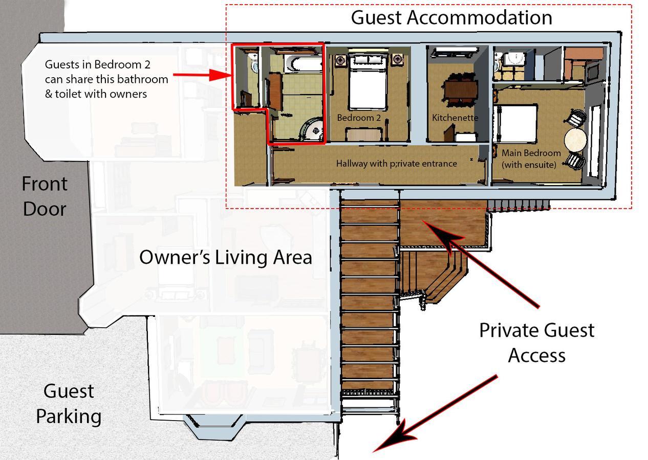 Sunny Mornington 2 Bedroom Guest Suite ديوندين المظهر الخارجي الصورة